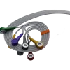 Ensemble de 5 brins IEC pour Holter ECG Cardioline Clickholter