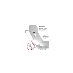 Etau unitaire pour accessoires pour fauteuil Promotal Dénéo