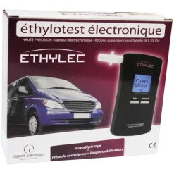 Ethylotest électronique Objectif Prévention Ethylec classe2