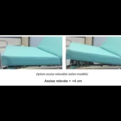 Fauteuil de gynécologie fixe Carina 524-526