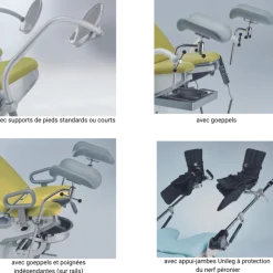 Fauteuil de gynécologie électrique Schmitz Medi-matic Série 115.9 (3 ou 4 moteurs)