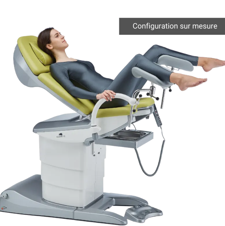 Fauteuil de gynécologie électrique Schmitz Medi-matic Série 115.9 (3 ou 4 moteurs)
