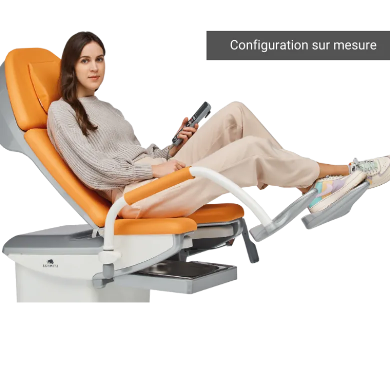 Fauteuil de gynécologie électrique Schmitz Medi-matic Série 115.9 (3 ou 4 moteurs)