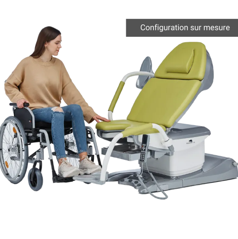 Fauteuil de gynécologie électrique Schmitz Medi-matic Série 115.9 (3 ou 4 moteurs)