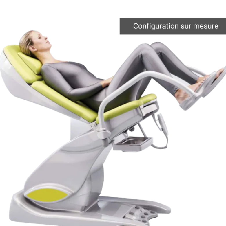 Fauteuil de gynécologie électrique Schmitz Arco-matic 200M (2 moteurs)