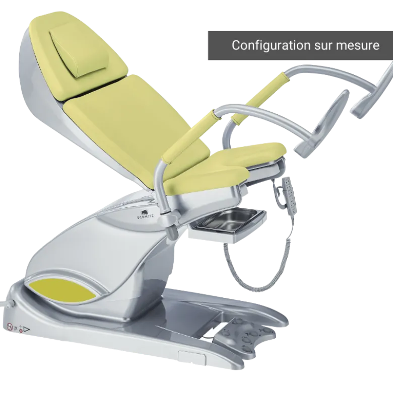 Fauteuil de gynécologie électrique Schmitz Arco-matic 200M (2 moteurs)