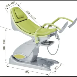 Fauteuil de gynécologie électrique Schmitz Arco 100M (1 moteur)