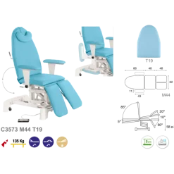 Fauteuil de podologie électrique Ecopostural C3573 (1 moteur) + Tabouret et housse offerts