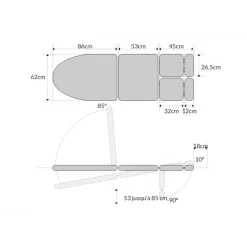 Fauteuil de podologie électrique Mobercas SE-1130-B-POD (1 moteur)