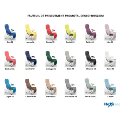 Fauteuil de prélèvement fixe Promotal Dénéo