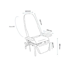 Fauteuil de prélèvement fixe Vog Médical Cayeux