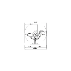 Fauteuil de prélèvement hydraulique Promotal Dénéo
