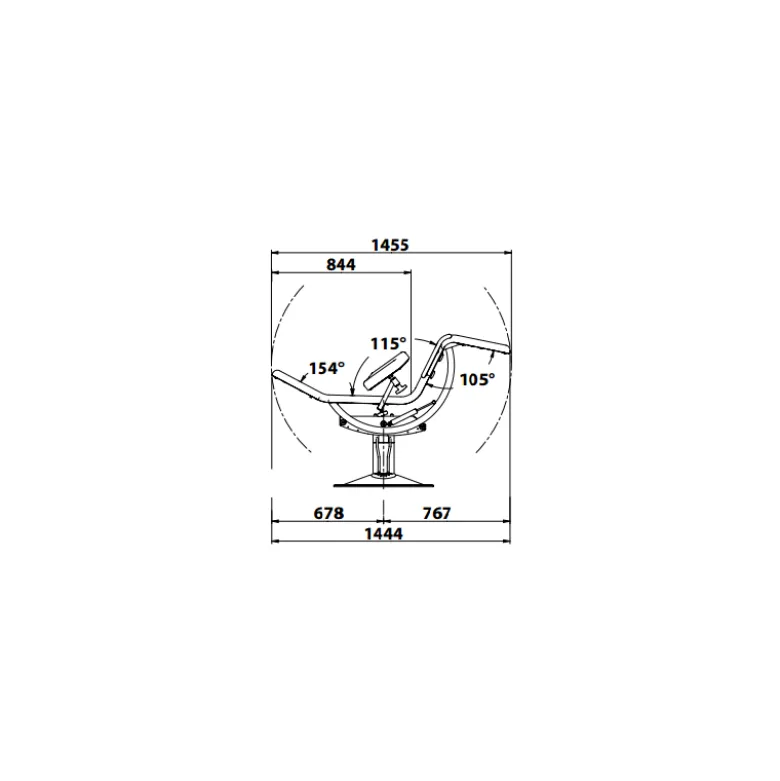 Fauteuil de prélèvement hydraulique Promotal Dénéo