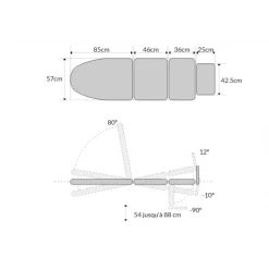 Fauteuil électrique Mobercas SE-2340-BR pour traitements d'hémodialyse et de chimiothérapie