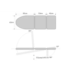 Fauteuil ORL-Ophtalmo électrique Mobercas SE-1130-B-OFT (1 moteur)