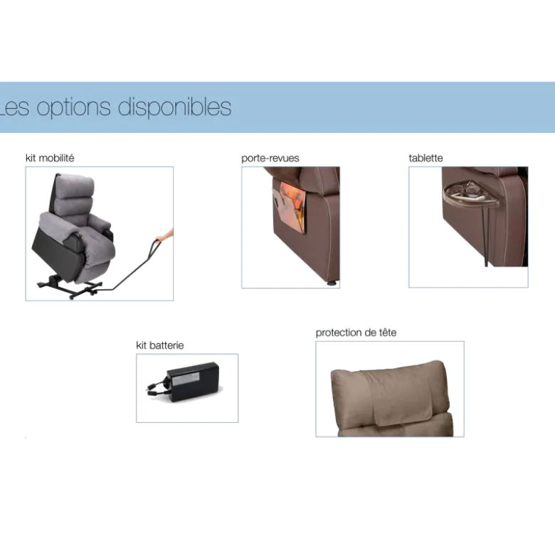 Fauteuil releveur électrique Innov'sa Cocoon - Génération 2 (1 ou 2 moteurs)
