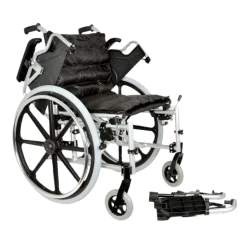 Fauteuil roulant Deluxe - assise 46 cm