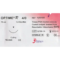 Fil de suture Optime-R à résorption très rapide (boite de 36)