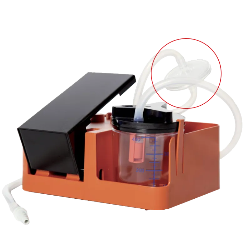 Filtre antibactérien et hydrophobe pour aspirateurs de mucosités Tobi Gima (lot de 50)