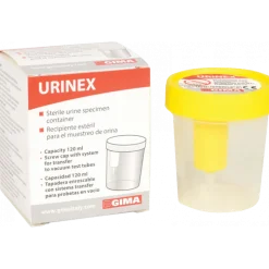 Flacon avec point d’échantillonnage pour test urinaire (boite de 100)