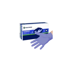 Gants d'examen en nitrile non poudrés non stériles Halyard Skybreeze (boite de 180 ou 200)