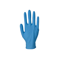 Gants d'examen nitrile Abena bleu non poudrés non stériles