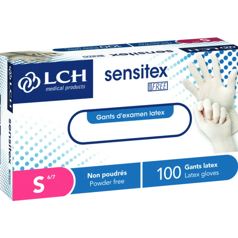 Gants latex non-poudrés non stériles (boîte de 100)