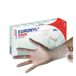 Gants vinyle non poudrés non stériles Euronyl (boîte de 100)