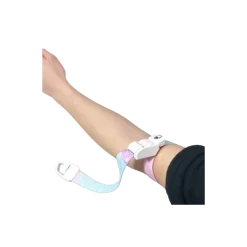 Garrot adulte multicolore à clip boucle plastique