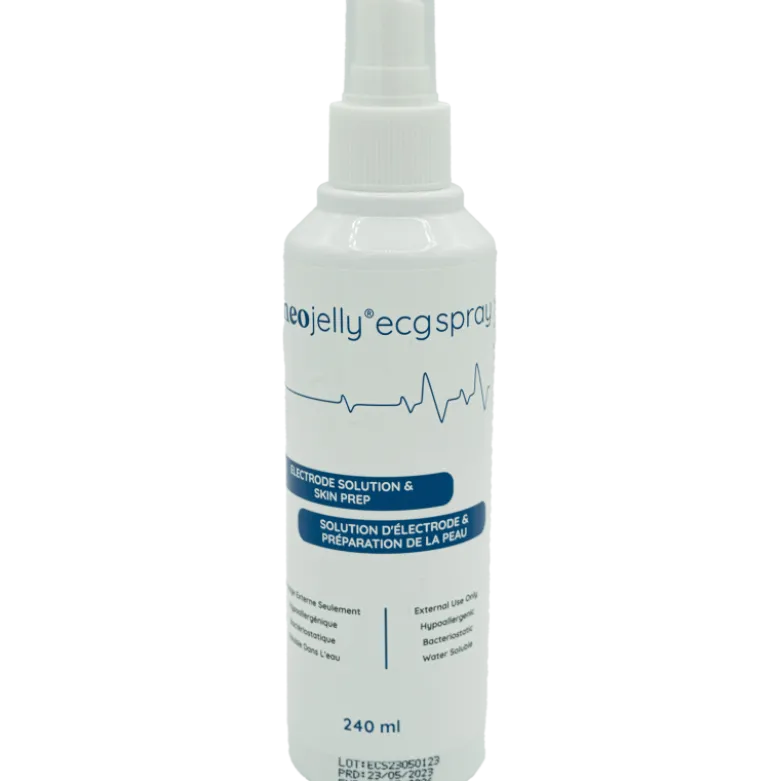 Gel de contact en spray pour ECG et défibrillateur NeoJelly (25 flacons de 240 ml)