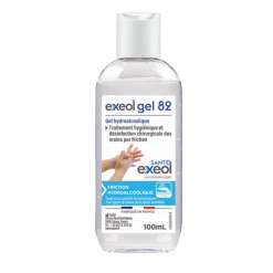 Gel hydroalcoolique Sodel Exeol Gel 82