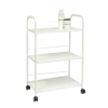 Guéridon médical Ecopostural en métal blanc (3 plateaux)