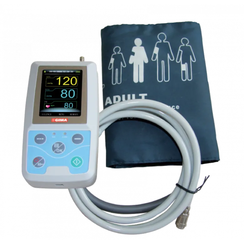 Holter Gima Pouls et ABPM (SpO2 en option) avec 3 brassards