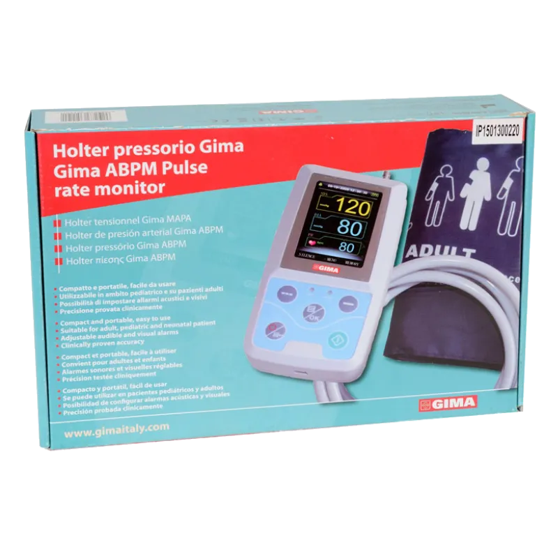 Holter Gima Pouls et ABPM (SpO2 en option) avec 3 brassards