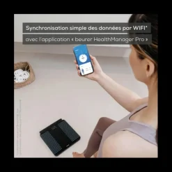 Impédancemètre connecté à 8 électrodes et poignée téléscopique Beurer BF 990 WiFi
