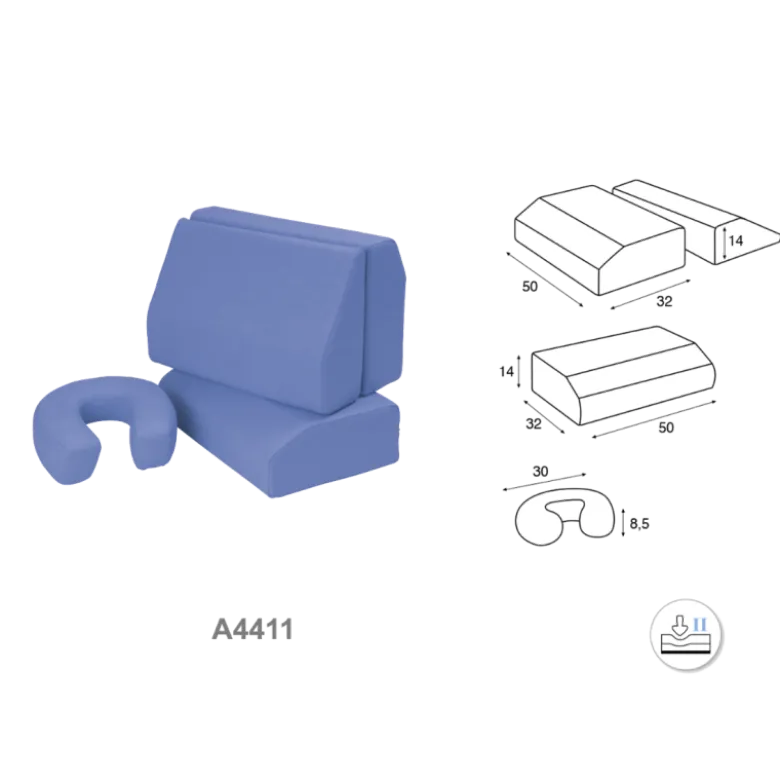 Jeu de 4 coussins pour massage Ecopostural A4411