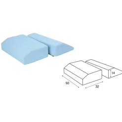 Jeu de 2 coussins trapèze Ecopostural