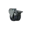 Jeu de 4 roues double galet ∅50mm à frein pour divan ou fauteuil d'examen Promotal