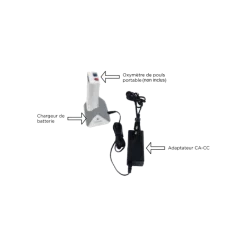 Kit batterie rechargeable + socle de recharge pour Spengler Master Palm 2 et Master Palm 3
