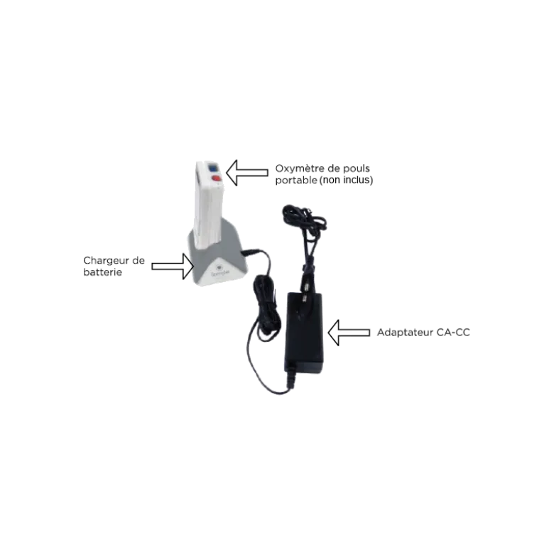 Kit batterie rechargeable + socle de recharge pour Spengler Master Palm 2 et Master Palm 3
