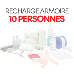 Kit de recharge Esculape pour armoire à pharmacie 10 personnes
