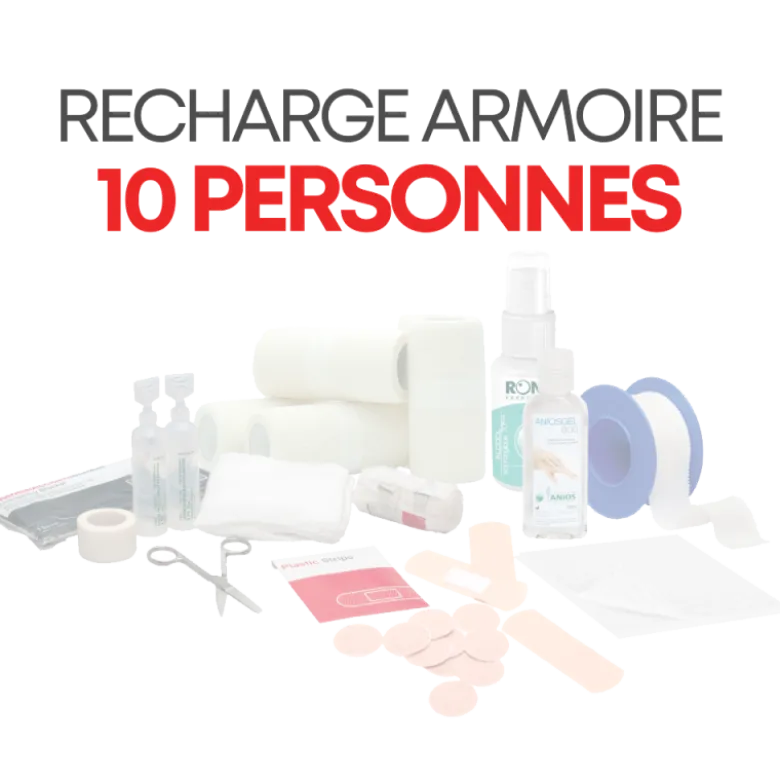 Kit de recharge Esculape pour armoire à pharmacie 10 personnes