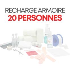 Kit de recharge Esculape pour armoire à pharmacie 20 personnes