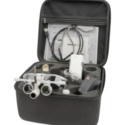 Kit lampe frontale Heine Loupelight 2 LED + loupe binoculaire