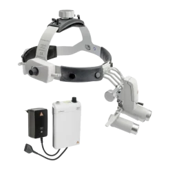Kit lampe frontale Heine ML4 LED + loupe binoculaire HRP