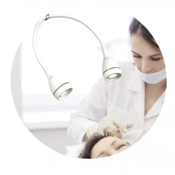Lampe d'examen bi-tête à LED LID Hydra