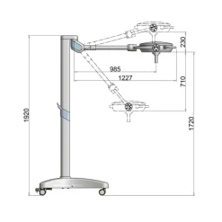 Lampe opératoire Led Pentaled 30E