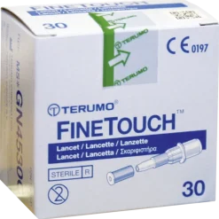 Lancettes pour stylo autopiqueur Terumo Finetouch (boite de 30)