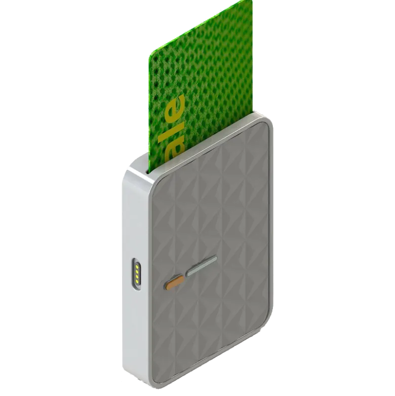Lecteur de carte à puce bi-fente sans-fil PC/SC Sensyl DSC-BLU