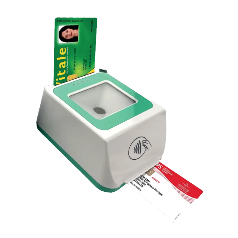 Lecteur de carte à puce PC/SC LKN600 - 3 en 1